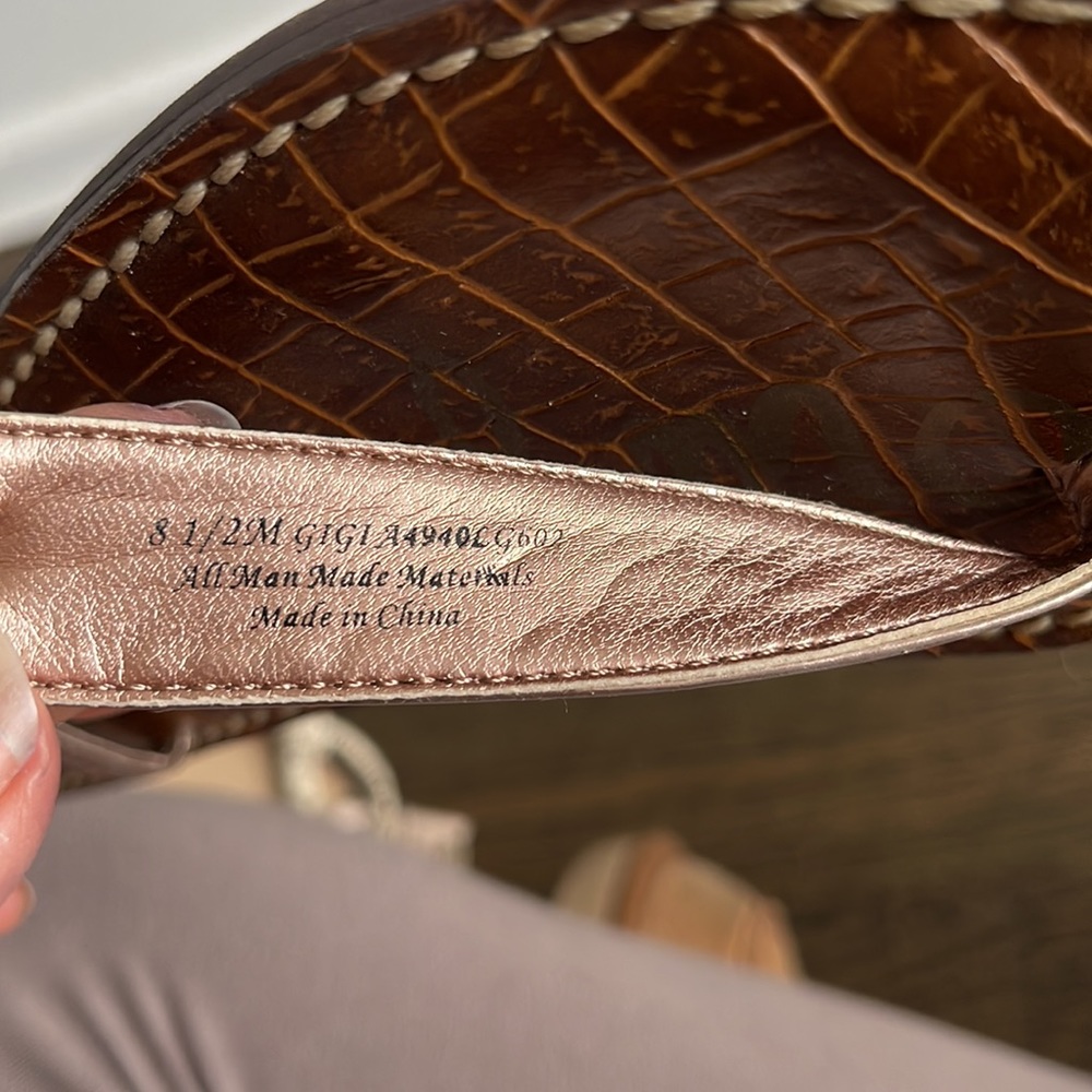 Sam Edelman Rose Gold Sandals - Picture 3 of 3